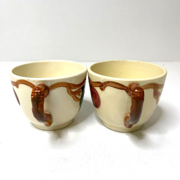 Lot of 4 Vintage Franciscan Apple Tea Cup and Saucer Made in USA Back Stamp - Picture 3 of 13